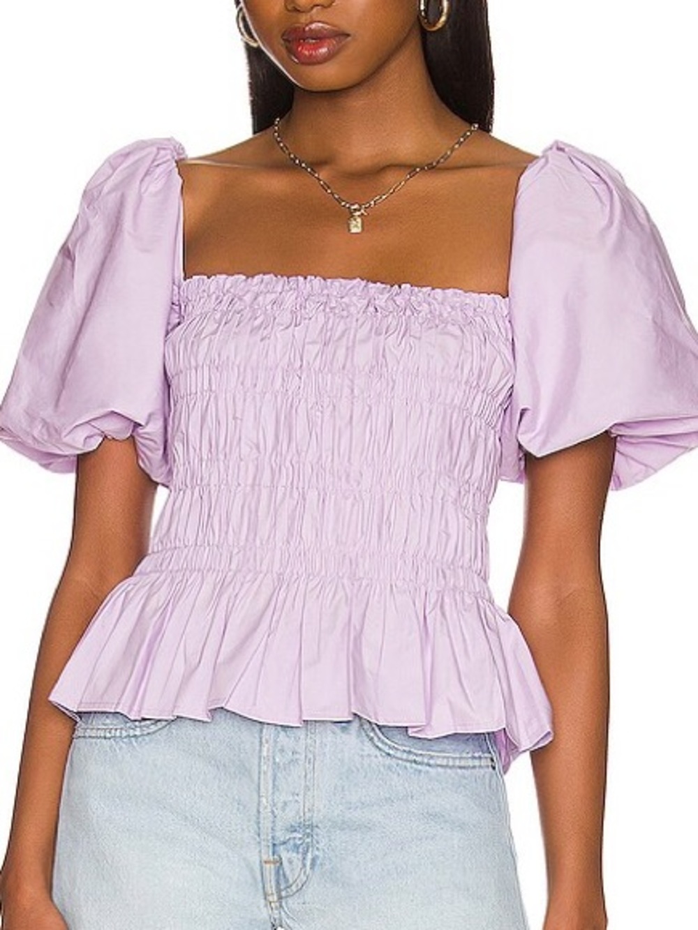 ASTR the Label Savina Top in Lavender - S